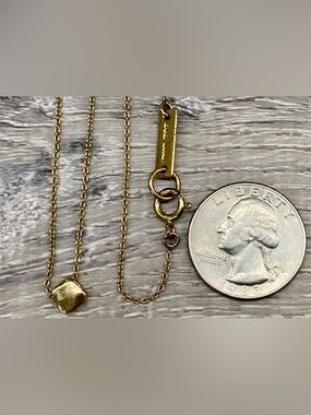 Isabel Marant necklace - dainty gold tone - 18”